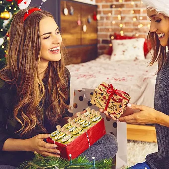 Mini Glass Honey jars with Lids-1.5oz,48 pack Honey Jars,Small Honey Jar with Dipper,Thank You Tags,Jutes Rope,Empty Glass Jars for Jams,Baby Shower, Wedding Favors, Party Favors