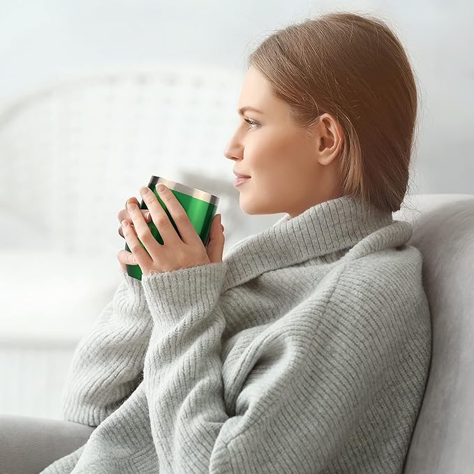 Christmas Gifts Christmas Blanket Set- Includes Luxury Red Blanket, Insulated Mug, Hot Chocolate, Candy & Marshmallows Presents Arrive in Beautiful Gift Bag with Ribbon