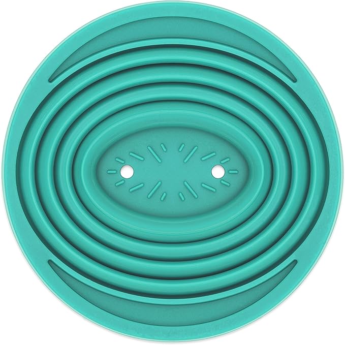 COLETTI Sierra Camping Pour Over Coffee Dripper — Collapsible Pour Over Coffee Dripper — Includes Pack of Paper Filters [Teal, Pack of 1]