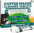 Coffee Maker Cleaner Tablets – Descaling & Cleaning Solution for Coffee Makers, Pot, Espresso Machines – Compatible with Breville, Miele, Keurig, DeLonghi, Nespresso & More – Removes Stains & Oils
