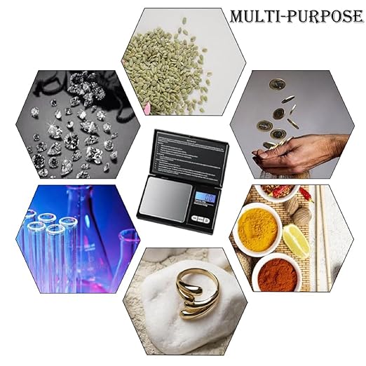 200g X 0.01g Digital Pocket Scale, with Backlit LCD Display, Small Mini Digital Pocket Gram Scale for Kitchen Jewelry Herb (Ordinary)