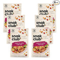 Snak Club Sweet and Salty Trail Mix with Peanuts, Butter Toffee Peanuts, Chocolatey Candies, Toasted Corn, Honey Sesame Sticks, and Almonds, Kosher Snack, 5.5 oz Resealable Bags, 6 Pack