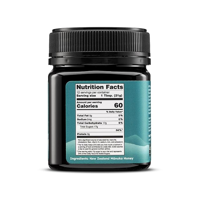 Melora Raw Manuka Honey from New Zealand | UMF 10+ | MGO 265+ | 8.8 Oz Jar | Safe for Skin Care | Edible & Healthy Sugar Alternative | Traceable from Hive to Hand Manuka Honey