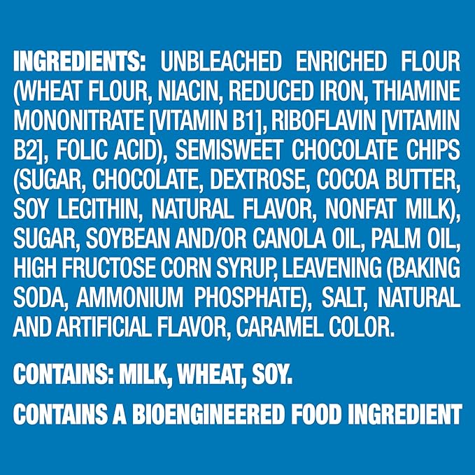 CHIPS AHOY! Original Chocolate Chip Cookies, 48 Snack Packs (4 Cookies Per Pack, 4 Boxes)