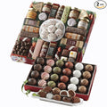 The Swiss Colony 27 Favorites and 24 Liqueur Truffles Christmas Gift Bundle - Assorted Cheeses, Candies, Chocolates, Summer Sausage Meats with 24 Liqueur Flavored Truffles