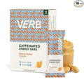 Verb Caffeinated Energy Bars Peanut Butter Cookie (26g, Pack of 16) 110-Calorie Delicious Energy Bar - Vegan Gluten Free On-the Go Snack with 80mg Green Tea Caffeine, Only Real-Food Ingredients