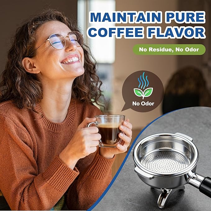 Coffee Cleaner & Descaler Tablets (60 Count) - Compatible with Keurig, Nespresso, Breville, DeLonghi, Ninja - For All Drip & Espresso Machines - Removes Limescale