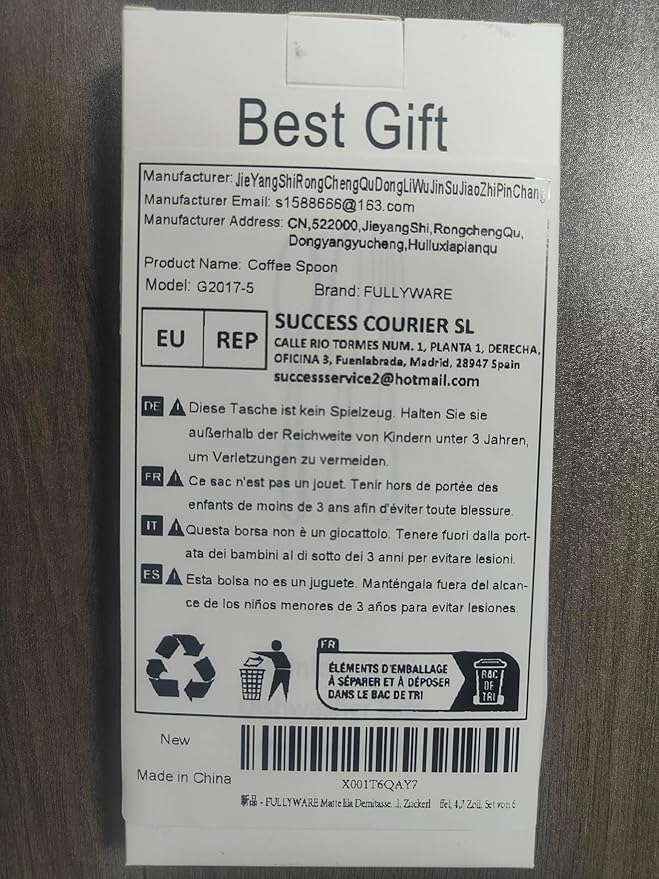 Matte Purple Demitasse Espresso Mini Teaspoons and Sugar Spoons, Stainless Steel Satin Finish, 4.7-inch, Set of 6