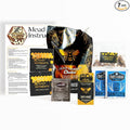 Craft A Brew - Mead Maker’s Choice - Spiced Mead Recipe Kit - Ingredients & Instructions for Mead Fermentation & Backsweetening – With Orange Blossom Honey - Makes 1 Gallon Still Mead