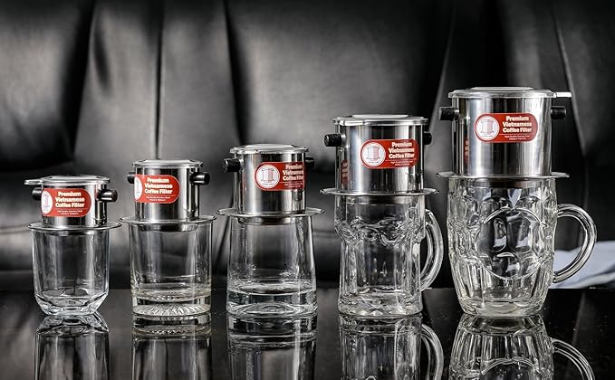 Vietnamese Dripper Coffee Machine Filter. Suitable for Trung Nguyen Coffee- Gravity Insert, Extra large (15 oz)