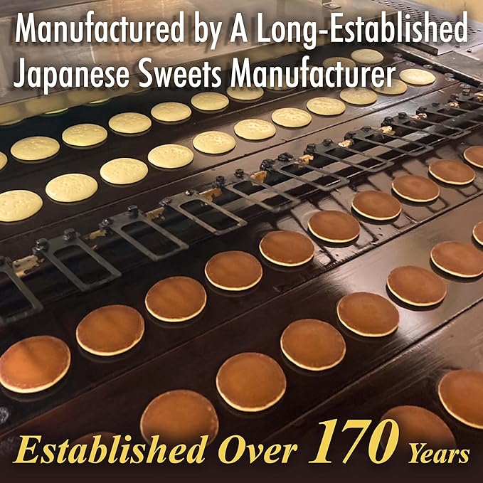 YAMASAN KYOTO UJI Dorayaki Japanese Red Bean Pancake, Traditional Japanese Wagashi Sweets, Cute Mini Size, Individually Wrapped, No Coloring, Made in Japan 184g/6.49oz