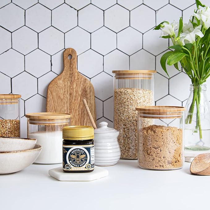 SuperLife Manuka Honey MGO 829+ (UMF 20+) | 100% Raw, Pure & Unpasteurized Monofloral Honey from New Zealand (250g)