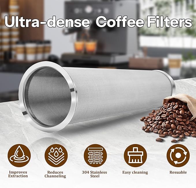 Cold Brew Coffee Filter for Wide Mouth Mason Jar, 304 Stainless Steel Filter Ultra Fine Mesh for Cold Brew, Iced Coffee and Iced Tea 1 Quart Wide Mouth Mason Jars