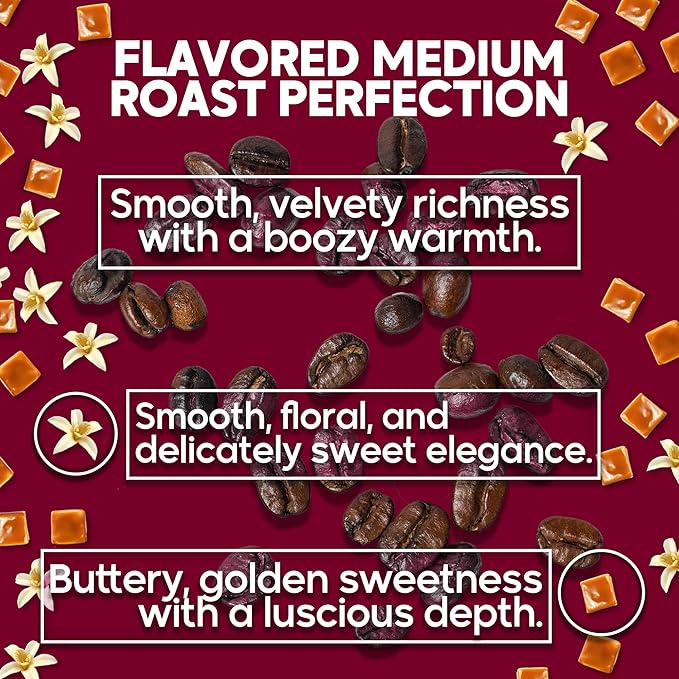 Sarasota Coffee Whole Bean Jamaican Me Crazy | Medium Roast Gourmet Flavored Coffee Beans | Low Acid, Mold Free, Specialty Grade Bulk Beans | 5lb (80 oz)