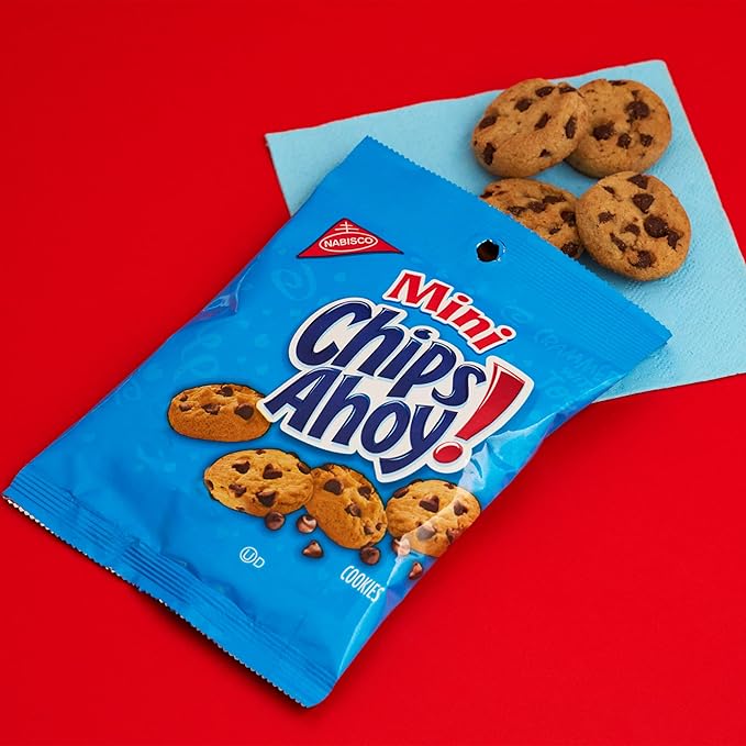 CHIPS AHOY! Mini Original Chocolate Chip Cookies, 60 Snack Packs