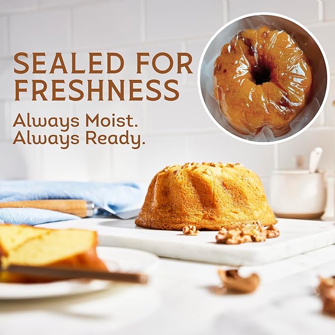 Tortuga Caribbean Rum Cake Gift Set – 6 Pack of Classic Golden Original 4 oz – Authentic Dessert Snack Cakes Bakery Fresh, Moist & Flavored with Premium Aged Rum - Mini Cakes for Delivery