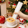 EVEBOT Handheld Food PrintPen Portable Mini Coffee Latte Art Printer, Macaron Cookie DIY Design PrintPen, Christmas Gifts Bluetooth 4.2-1PCS Brown Color