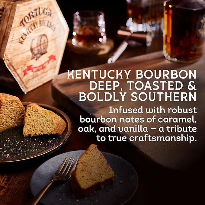 TORTUGA Kentucky Bourbon Butter Cake - 4 Oz. - 2 Pack - The Perfect Premium Gourmet Gift for Stocking Stuffers, Gift Baskets, and Christmas Gifts - Great Cakes for Delivery