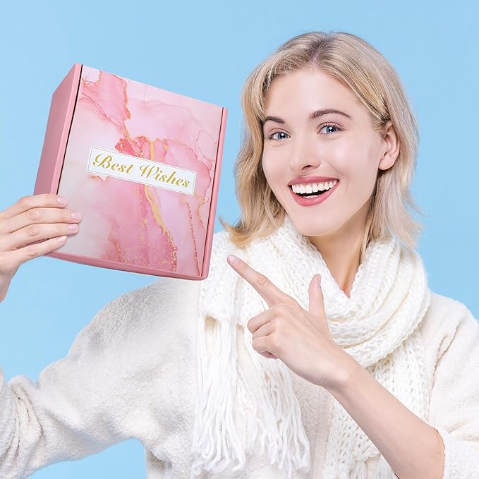 Unique 30th 40th 50th 60th 70th Happy Birthday Gifts for Women Best Friend Sister Grandma and Mom Funny Retirement Gift for Woman Her Pink Get Well Soon Gifts Basket Birthday Present