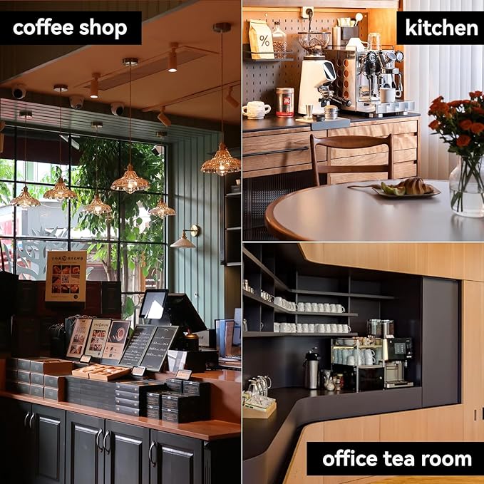 53.3mm Espresso Tamper Coffee Tamper with Calibrated Spring Loaded Barista Espresso Hand Tamper Stainless Steel Flat Base Leveling Coffee Press Tamper Fits for 54mm Portafilter Basket