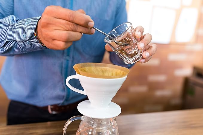 Premium Unbleached Hemp Paper Cone Coffee Filters – 100 Count - Compatible with All No.2 Size Pour Over coffee Drippers