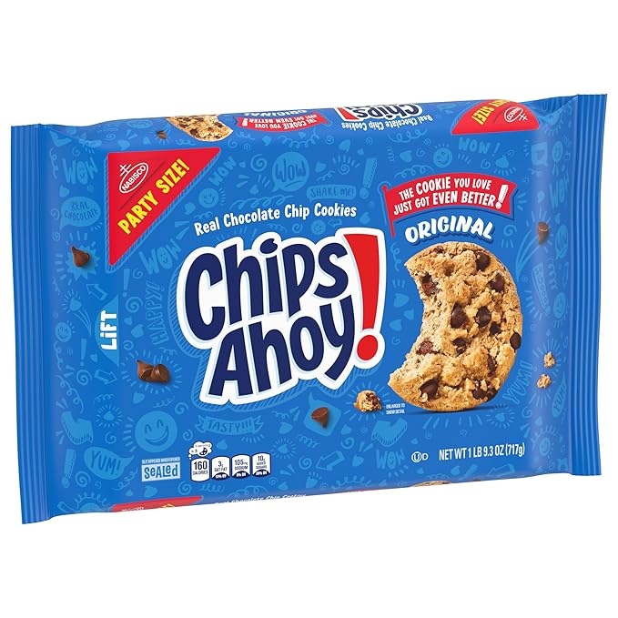 Chips Ahoy! Original Chocolate Chip Cookies, Party Size, 25.3 oz