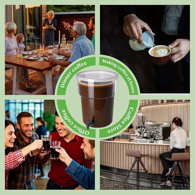 30 Pack 20x24 Inch Large Commercial Cold Brew Coffee Filter Bags for 5 Gallon Buckets & Toddy System - Heavy Duty Disposable Brewing Bags