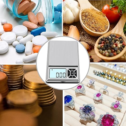 Digital Pocket Gram Scale 300g x 0.01g Accuracy， Micro Mini High Precision Scale Digital Weight Grams and Oz for Jewelry, Diamond，Arrows, Powders, Herbs and Food,with 50g Cal Weights