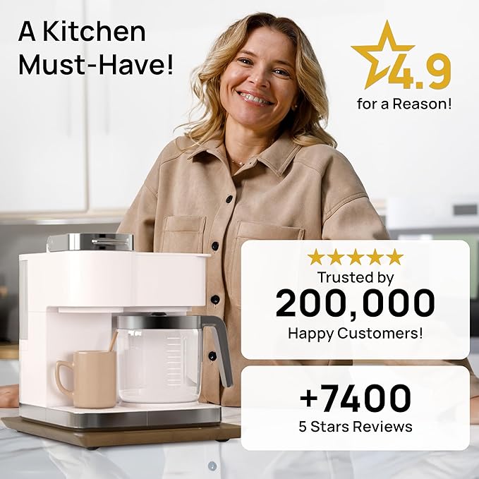 Ibyx Elegant Sliding Tray for Your Coffee Maker & Heavy Kitchen Appliances - Sturdy, Slides Easily from Under The Cabinet (Brown, 12”W x 16”D)