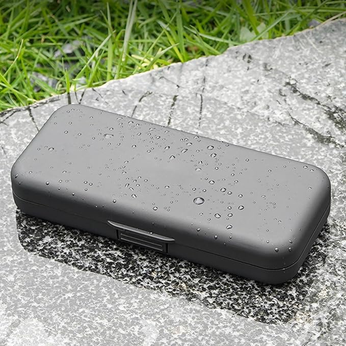 Filter Holder ABS Construction Storage Box Protective Case Texture for Outdoor Photography Gear Storage Solution