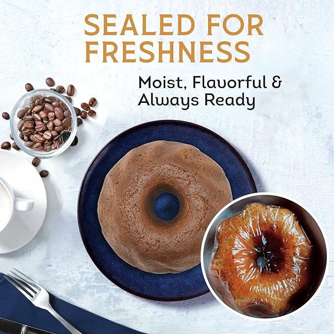 TORTUGA Caribbean Blue Mountain Rum Cake - 16 oz Rum Cake - The Perfect Premium Gourmet Gift for Gift Baskets, Parties, Holidays, and Birthdays - Great Cakes for Delivery