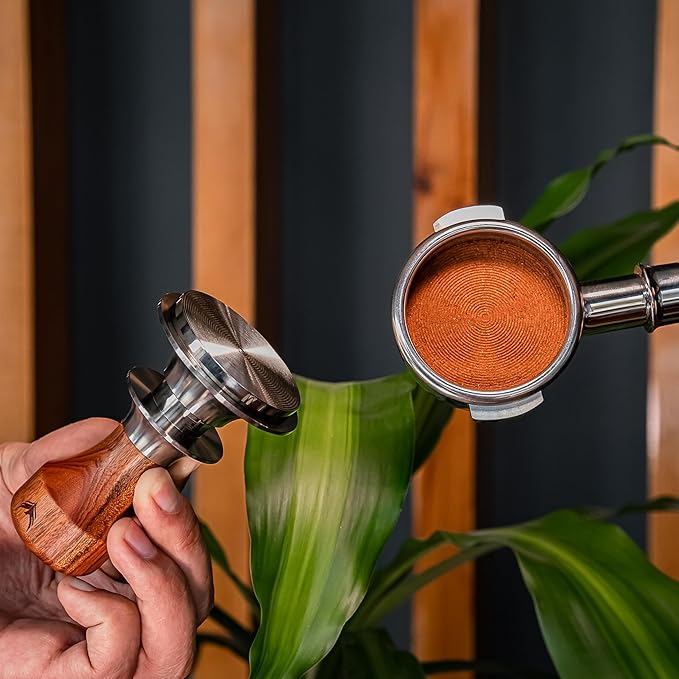 Breville Espresso Machine Accessories 5pcs Set 54mm Bottomless Portafilter, Spring Tamper 54mm, Distribution Tool, Knockbox with Tamper Station, and WDT Tool Set