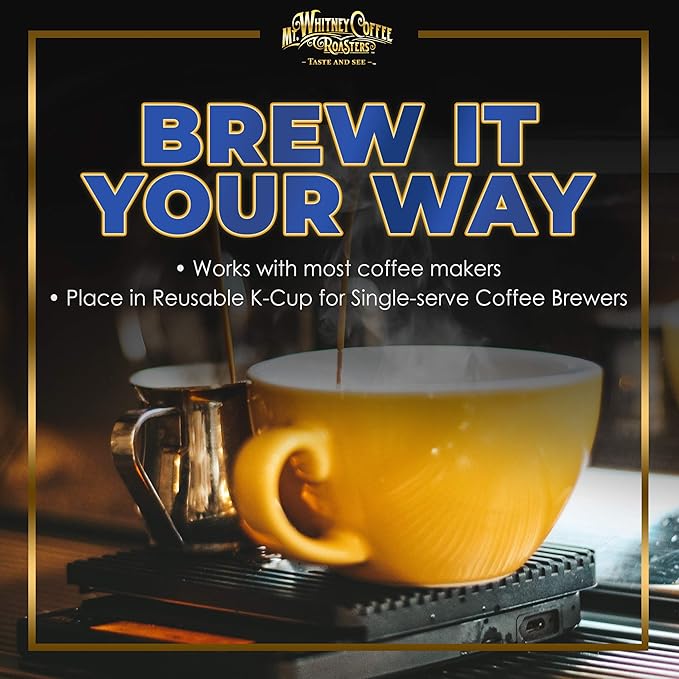 Mt. Whitney Organic Gayo Mountain Sumatra, Medium Dark Roast Coffee (Ground, 2 Lb)