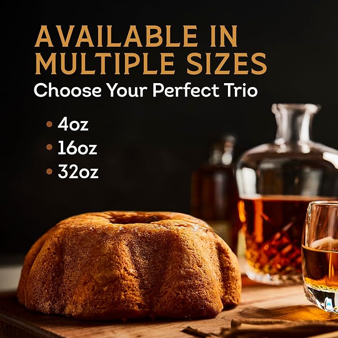 TORTUGA Kentucky Bourbon Butter Cake - 4 Oz. - 2 Pack - The Perfect Premium Gourmet Gift for Stocking Stuffers, Gift Baskets, and Christmas Gifts - Great Cakes for Delivery