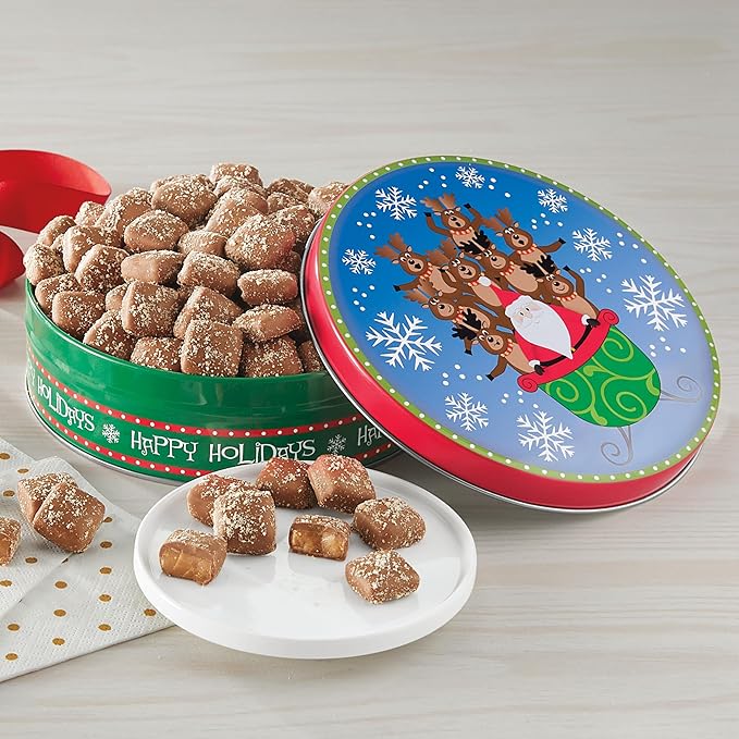 The Swiss Colony 27 Favorites and Mini Butter Toffee Christmas Gift Bundle - Assorted Cheeses, Candies, Chocolates, Summer Sausage Meats, and Butter Toffee