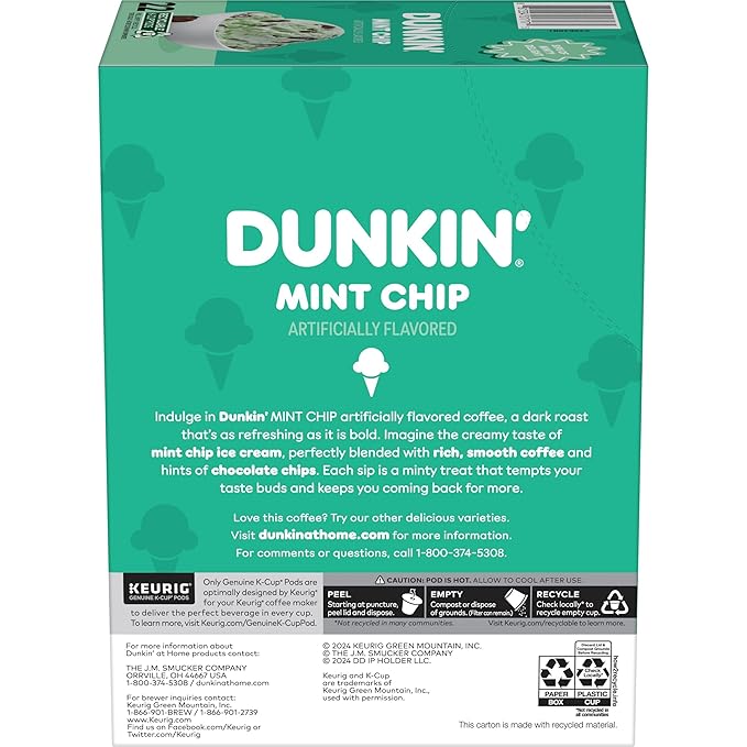 Dunkin’ Mint Chip 10ct K-Cup (Pack of 6)