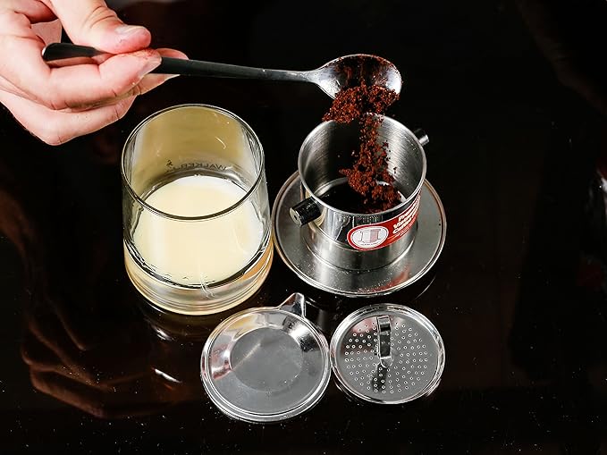 Set of 3 Vietnamese Coffee Filters Phin 11 oz- Large, Gravity