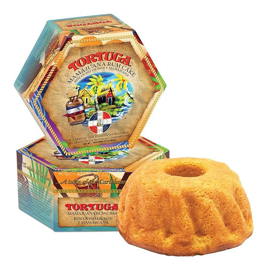 TORTUGA Caribbean Mamajuana Rum Cake - 16 oz Caribbean Rum Cake - 2 Pack - The Perfect Premium Gourmet Gift for Stocking Stuffers, Gift Baskets, and Christmas Gifts - Great Cakes for Delivery