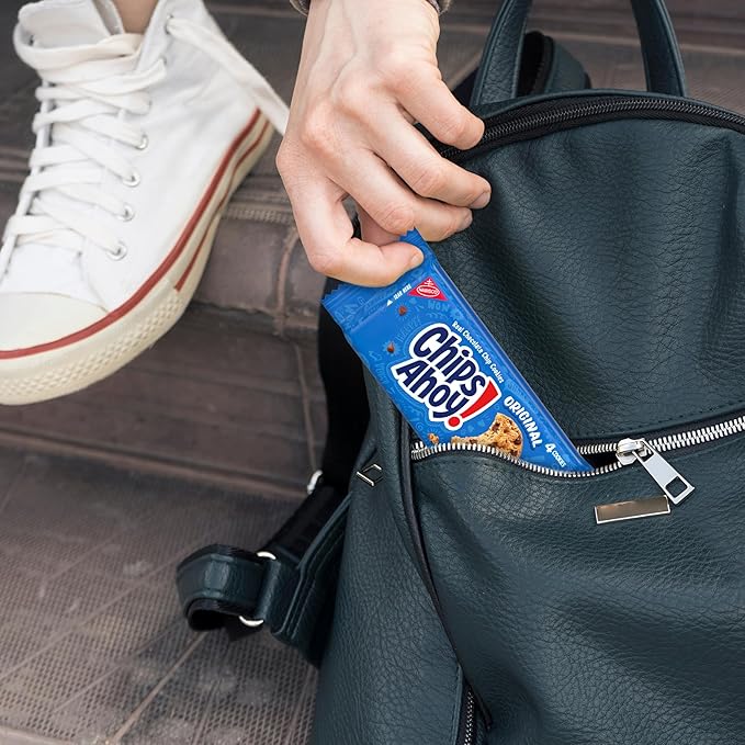 CHIPS AHOY! Original Chocolate Chip Cookies, 40 Snack Packs (4 Cookies Per Pack, 4 Boxes)