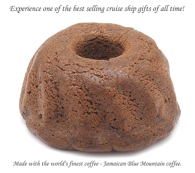 TORTUGA Caribbean Blue Mountain Rum Cake - 4 oz Rum Cake - The Perfect Premium Gourmet Gift for Stocking Stuffers, Gift Baskets, and Christmas Gifts - Great Cakes for Delivery