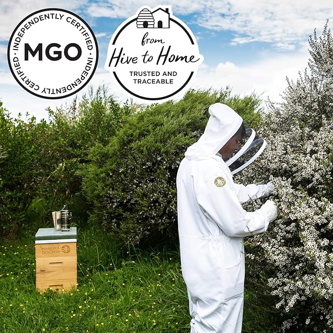 Manuka Doctor - MGO 80+ Manuka Honey Multifloral, 100% Pure New Zealand Honey. Certified. Guaranteed. Raw. Non-GMO (8.75oz)