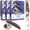 Nonni's Cookies & Crème Biscotti, Rich Dark Cocoa Cookie with Vanilla Icing, 8 Individually Wrapped Bakery Snacks, 6.88 oz, 6 Pack