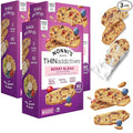 Nonni's THINaddictives Almond Thin Cookies - 3 Boxes Berry Blend Almond Cookies - Almond Cookie Thins w/Cranberries Blueberries Goldenberries Raisins Sunflower Seeds - Kosher - 4.4 oz
