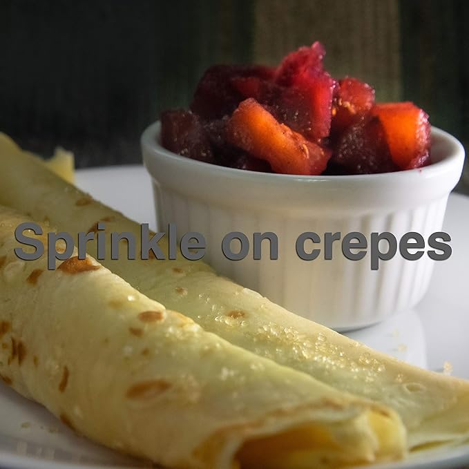 Karibbean Flavours Culinary Demerara Golden Brown Cane Sugar (2lb) | Non GMO | All Natural | Genuine From Demerara Guyana Where It Was Created