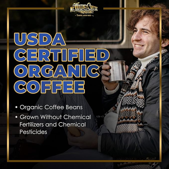 Mt. Whitney Organic Ethiopia Guji Coffee (Ground, 2 Lb)