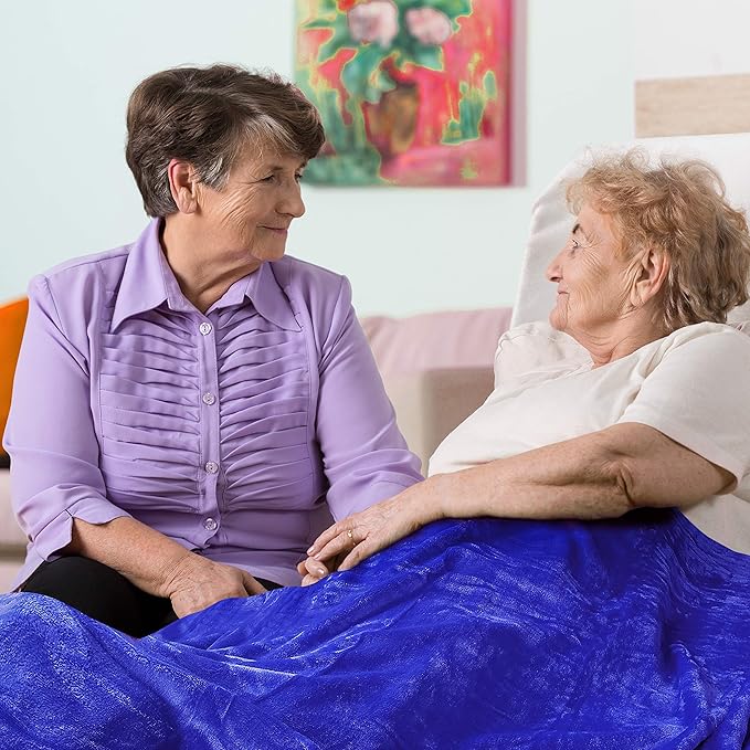 Get Well Soon Gifts for Women or Men - Gift Set Includes Luxury Blanket, Temperature Retention Cup, TLC Tea Kit & Inspirational Word Search Book - After Surgery, Thinking of You Care Package