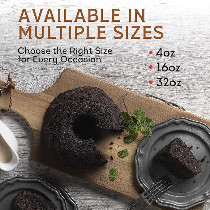 TORTUGA Caribbean Chocolate Rum Cake - 32 oz Rum Cake - The Perfect Premium Gourmet Gift for Gift Baskets, Parties, Holidays, and Birthdays - Great Cakes for Delivery