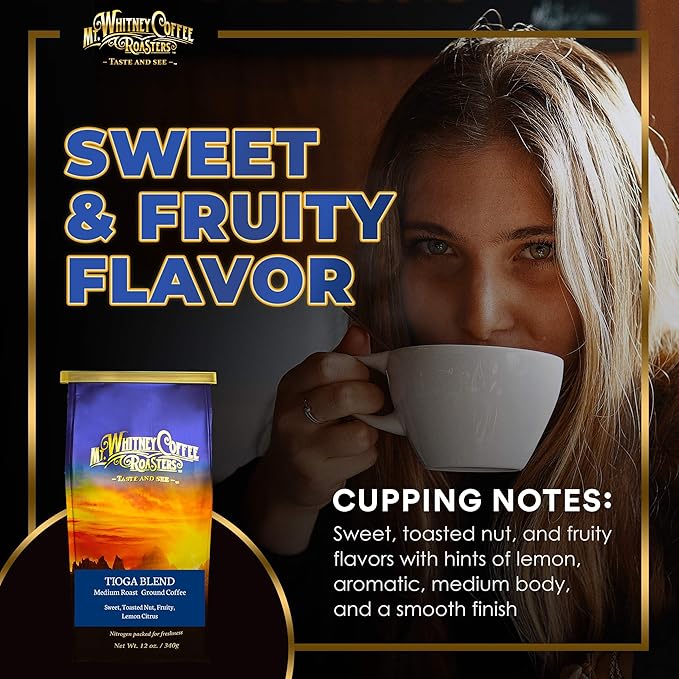 Mt. Whitney Tioga Blend Coffee (Ground, 12 Oz)