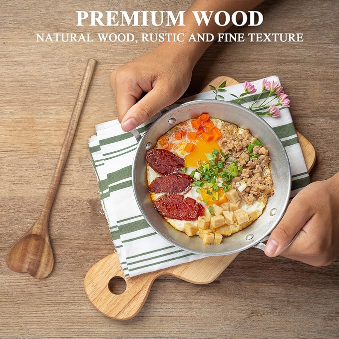 Olive Wood Heart Spoon Full of Love Elegant Mixing Honey Dessert Heart Shaped Wooden Spoons for Cooking Kitchen Supply
